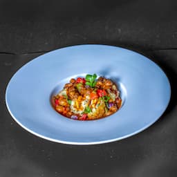 Aloo Mutter Tikkiya Chaat 